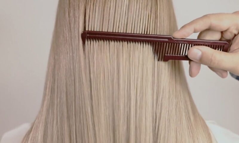 prikaz zdrave plave kose